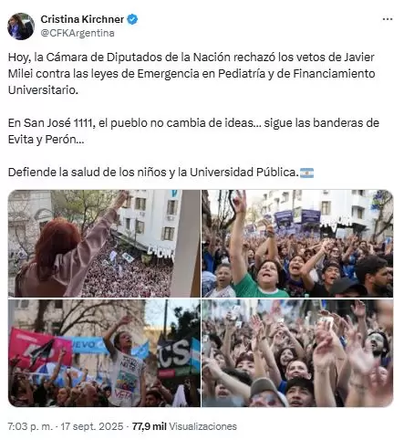 X de CFK