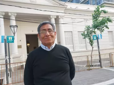 Carlos Salazar, candidato del Partido de los Jubilados. (Foto: Daniel Gallardo)