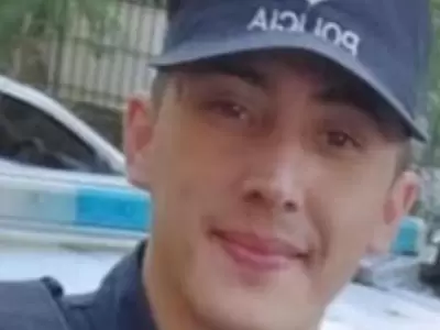 Germ�n Far�as (31), el polic�a asesinado frente al aeropuerto de San Fernando.