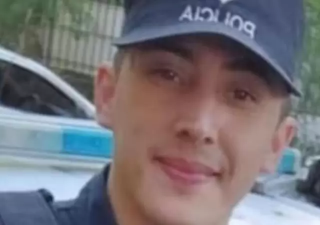 Germ�n Far�as (31), el polic�a asesinado frente al aeropuerto de San Fernando.