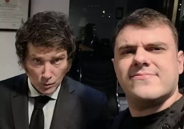 Javier Milei y el 'Gordo' Dan/ Fuente: Foto de Archivo