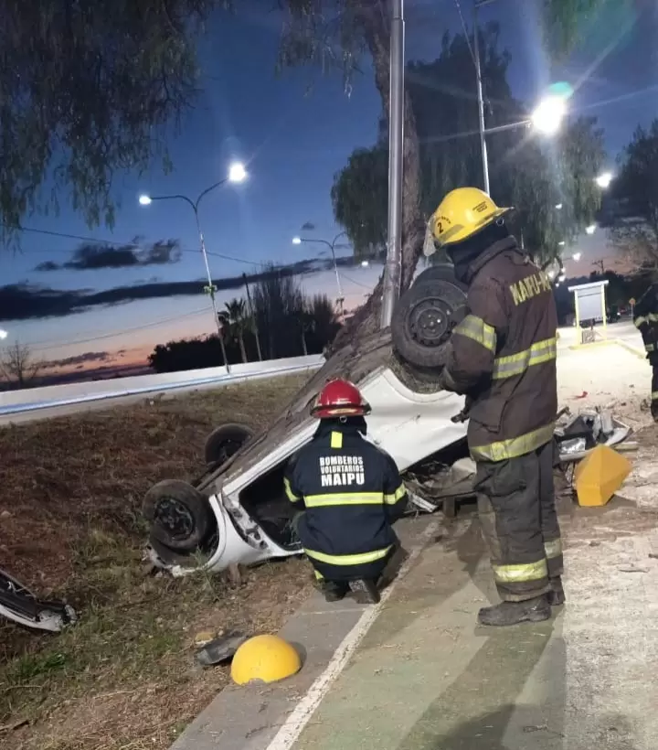 Tragedia en la calle Paso de Maip�, un joven de 25 a�os muri� en un accidente de tr�nsito/ Fuente: Ministerio de Seguridad