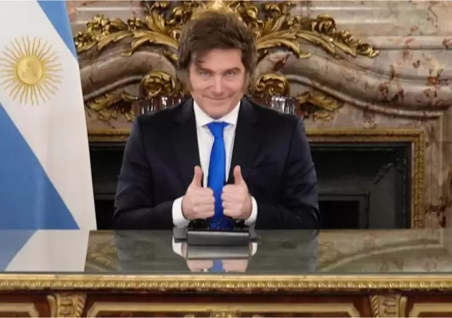 Una imagen de �xito que promueve el Presidente.