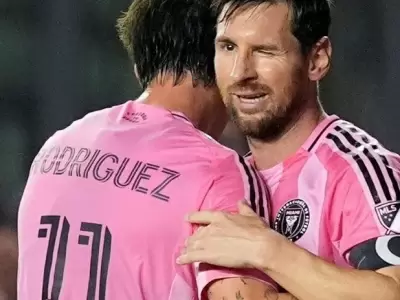 Messi marc� dos golazos en la victoria del Inter de Miami
