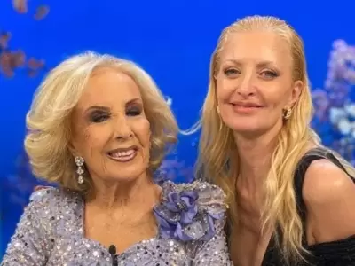 Mirtha Legrand junto a Amalia 'Yuyito' Gonz�lez.