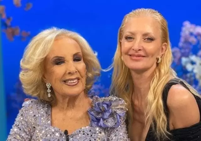 Mirtha Legrand junto a Amalia 'Yuyito' Gonz�lez.