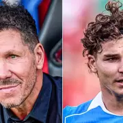 Video: el enojo de Julián Álvarez tras ser reemplazado por Simeone
