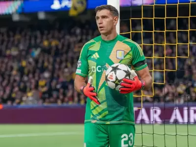 Emiliano "Dibu" Mart�nez, en recuperaci�n.