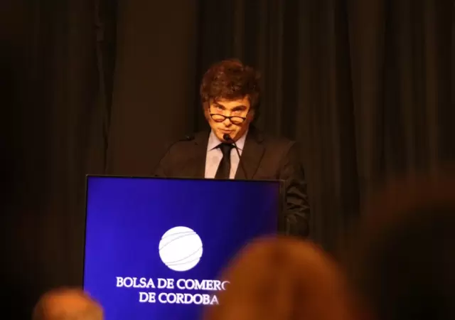 Javier Milei en C�rdoba/ Fuente: Web