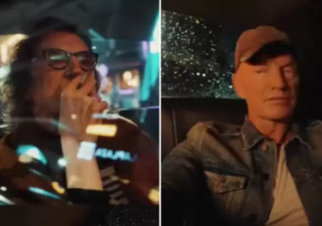 Colaboraci�n entre Charly Garc�a y Sting.