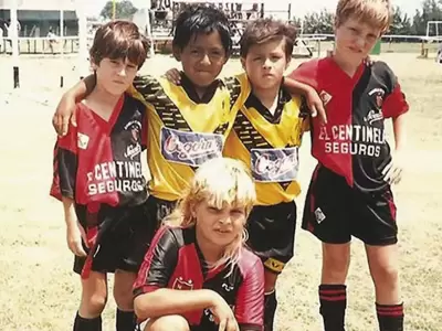 Leo Messi en su tiempos de ni�o