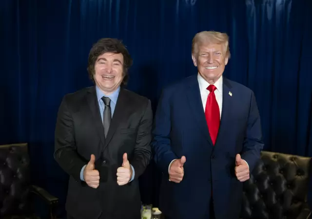 Javier Milei y Donald Trump