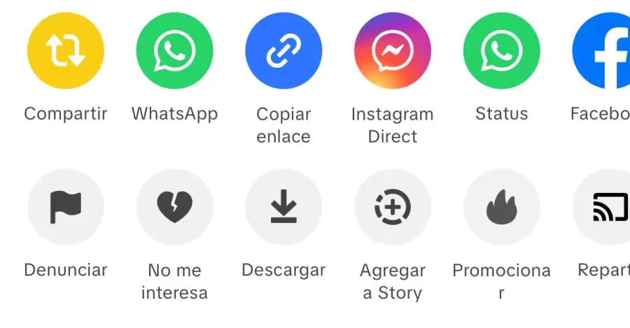 El bot�n es una herramienta que te permite entrenar al algoritmo para que deje de mostrarte cierto tipo de contenido.