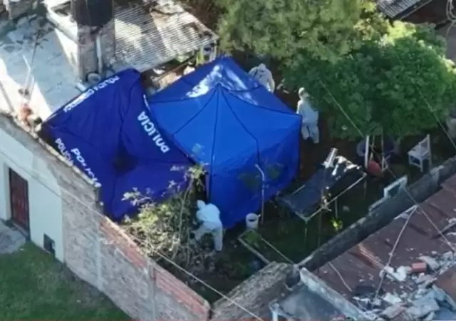 Operativo en el que fueron encontrados los cuerpos de las tres amigas desaparecidas en La Matanza/ Fuente: Google
