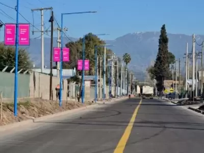 Calle Alsina de Godoy Cruz una de las zonas afectadas por los cortes de este 25 de septiembre/ Fuente: Foto de Archvo