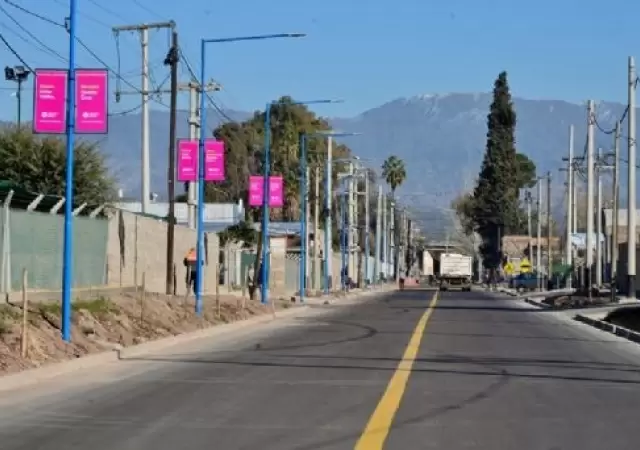 Calle Alsina de Godoy Cruz una de las zonas afectadas por los cortes de este 25 de septiembre/ Fuente: Foto de Archvo