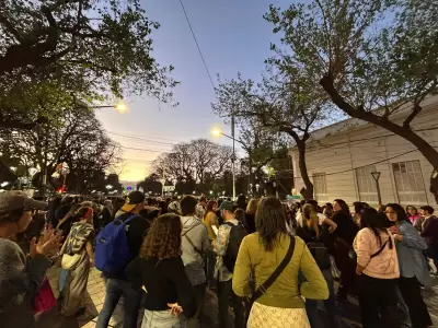 El colectivo Ni una Menos Mendoza march� en reclamo de justicia