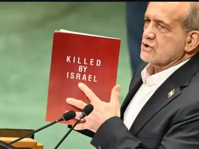 El presidente iran� esboz� un discurso donde defendi� que su pa�s es v�ctima de Occidente y de la agresi�n israel�.