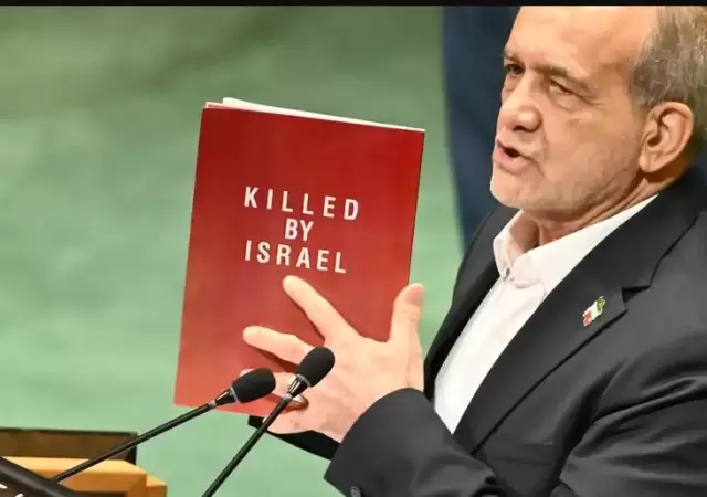 El presidente iran� esboz� un discurso donde defendi� que su pa�s es v�ctima de Occidente y de la agresi�n israel�.