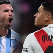 Racing vs River, nuevamente en un mano a mano