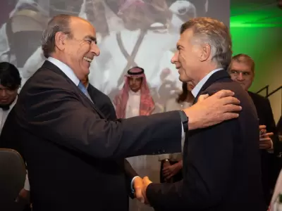Francos destac� el cordial intercambio con el expresidente, en el marco de la buena relaci�n que los une. /