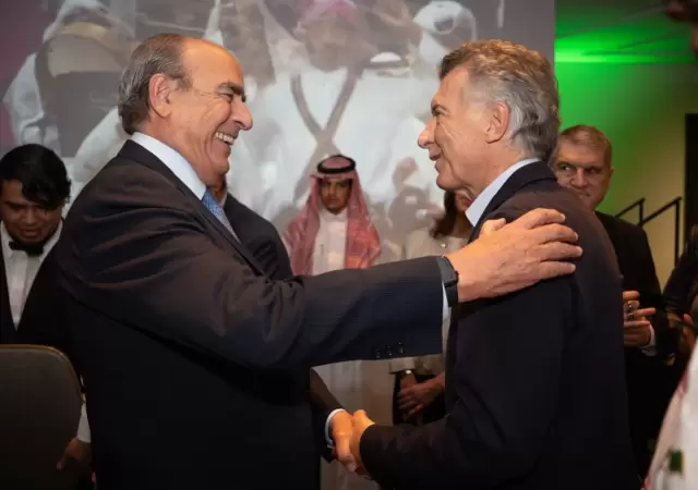 Francos destac� el cordial intercambio con el expresidente, en el marco de la buena relaci�n que los une. /