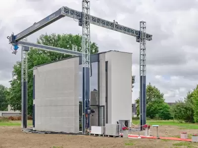 Casa construida con 3d