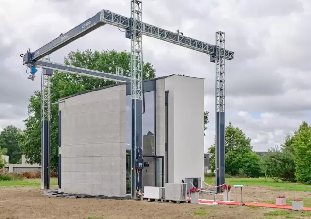 Casa construida con 3d