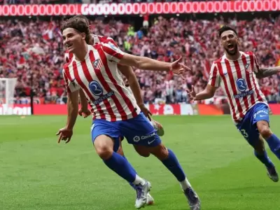 Juli�n �lvarez fue la gran figura de la goleada del Atl�tico ante el Madrid/ Fuente: X