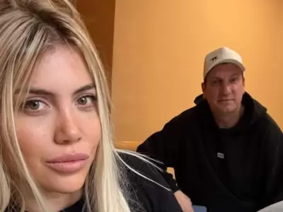 Wanda Nara y Maxi L�pez en la operaci�n de su hijo mayor Valentino/ Fuente: Instagram Wanda Nara