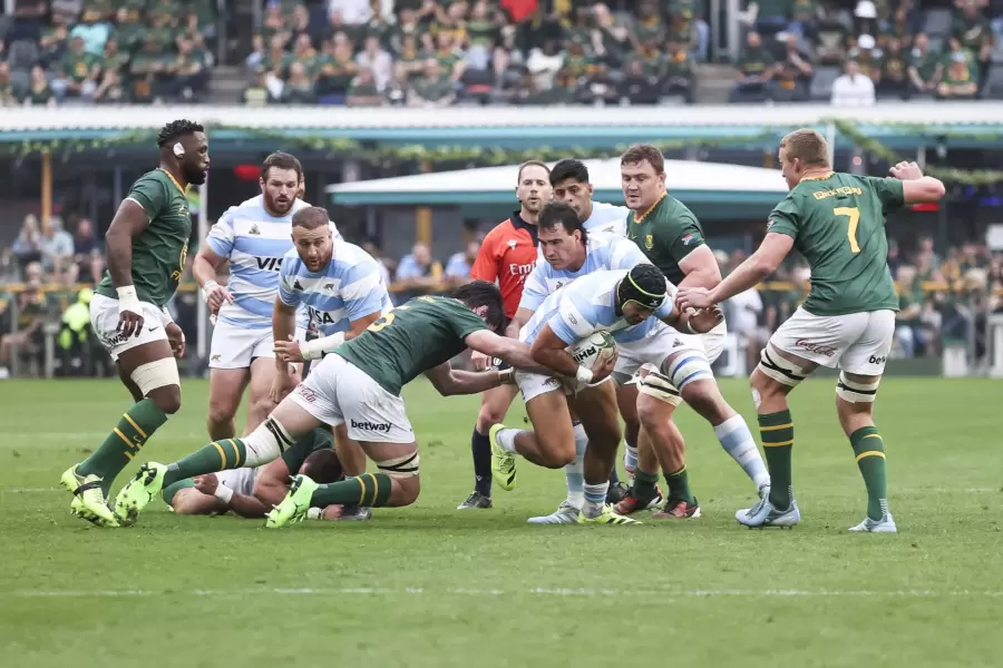 Los Pumas cayeron ante Sud�frica, que los derrot� sin contemplaciones 67-30/ Fuente: X de Los Pumas