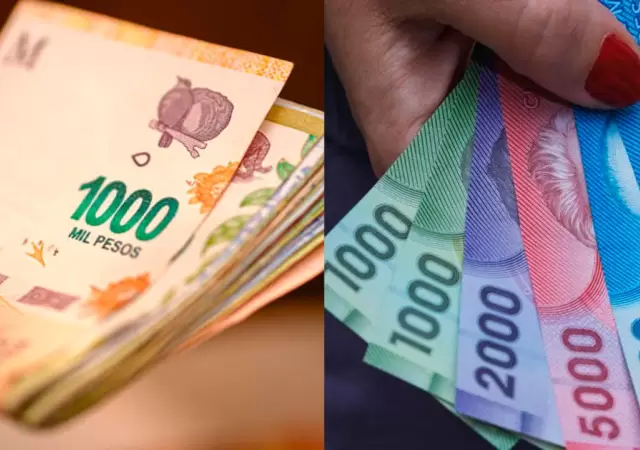 Cotizaci�n de pesos chilenos.