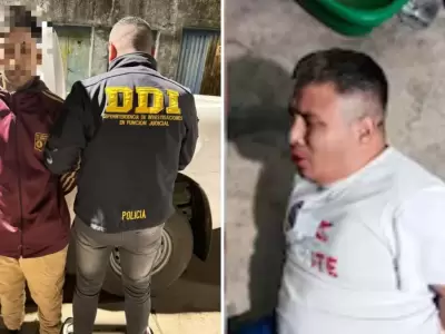 Izquierda: Ariel Gim�nez / Derecha: L�zaro Sotacuro, acusado de conducir la camioneta.