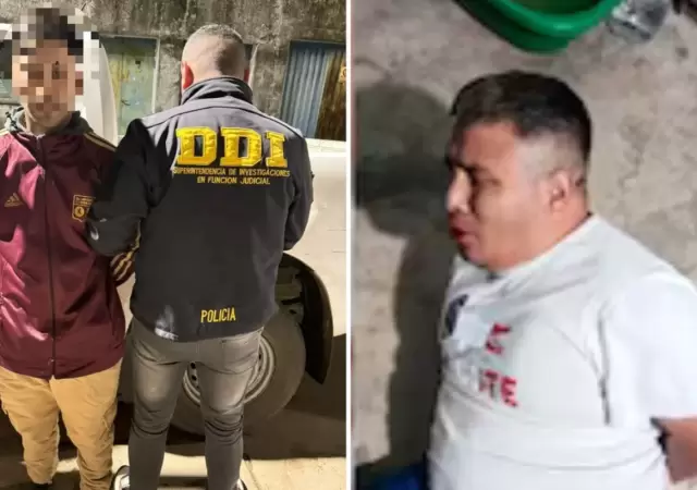 Izquierda: Ariel Gim�nez / Derecha: L�zaro Sotacuro, acusado de conducir la camioneta.