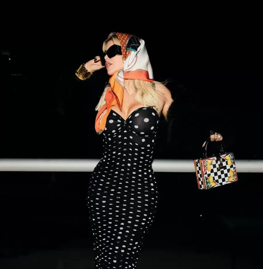 Wanda Nara en la entrega de los Mart�n Fierro/ Fuente: Instagram Wanda Nara