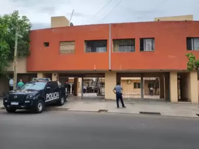 El complejo de departamentos donde ocurri� el asesinato.