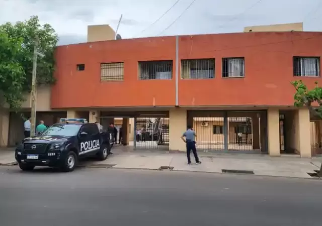 El complejo de departamentos donde ocurri� el asesinato.