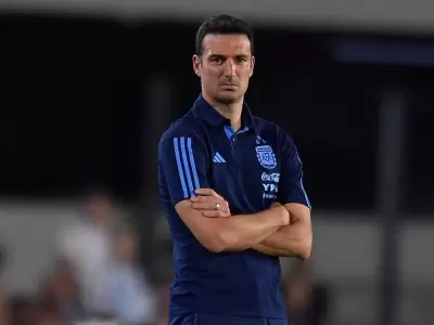 Leonel Scaloni, entrenador del seleccionado
