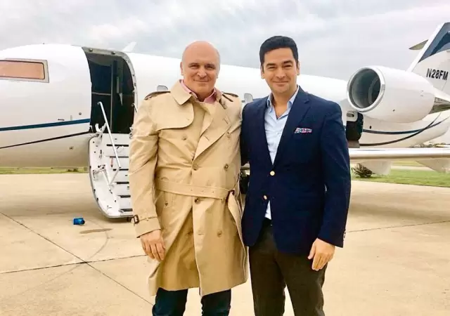 La foto de Jos� Luis Espert con Fred Machado
