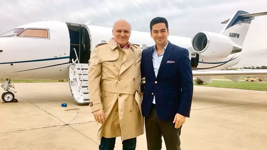 La foto de Jos� Luis Espert con Fred Machado