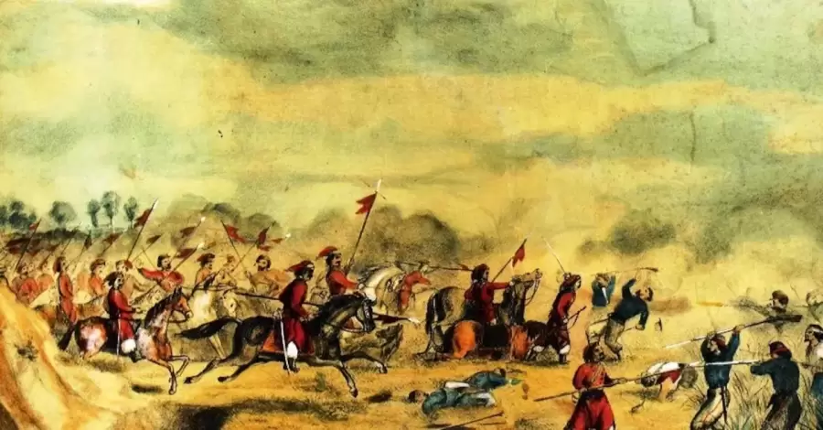 La primera batalla de Cepeda, un hito clave de la historia argentina.