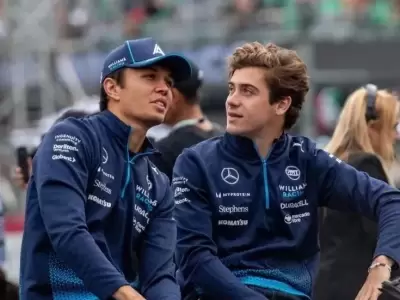 Franco Colapinto junto con Alex Albon/ Fuente: Redes Sociales de Williams