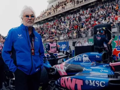 Briatore estuvo en Buenos Aires para definir el futuro de Colapinto.