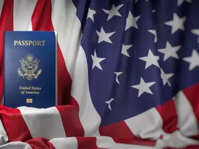 VISA estadounidense.