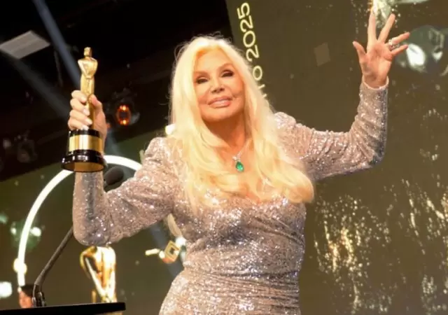 Susana Gim�nez en la entrega de los Martin Fierro 2025.