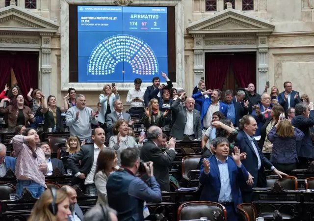 Diputados rechaz� los vetos al financiamiento universitario y de emergencia del Garrahan, y hoy se trata en el Senado. (Imagen: web)