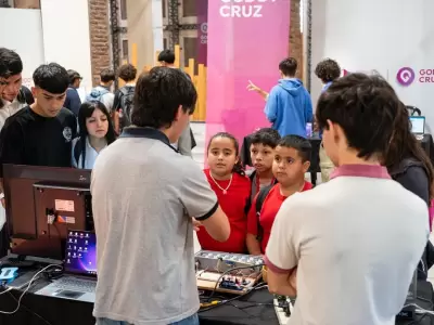 Un aspecto de la Expo Ed Inova. Foto: Municipalidad de Godoy Cruz