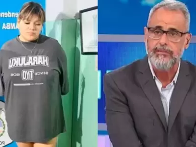 Morena y Jorge Rial.