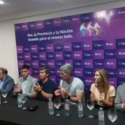 La Libertad Avanza + Cambia Mendoza presentaron a sus candidatos en un acto multitudinario