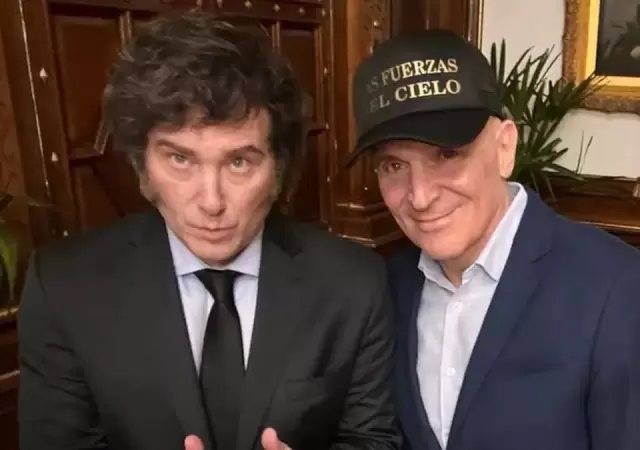 El presidente Javier Milei y el cuestionado candidato Jos� Luis Espert. (Foto: archivo web)